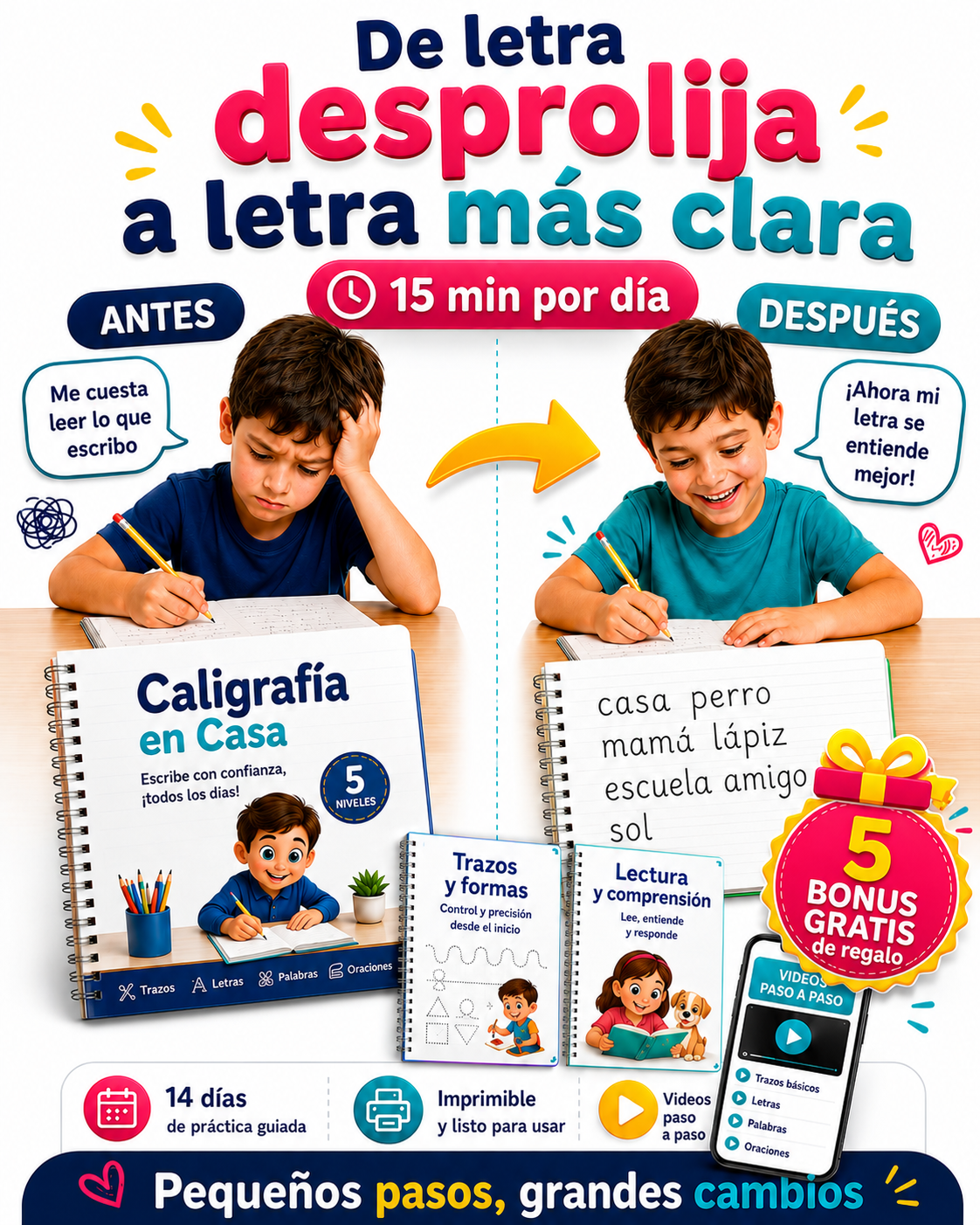 El Kit mas Completo de Caligrafia en Casa + 5 BONUS GRATIS